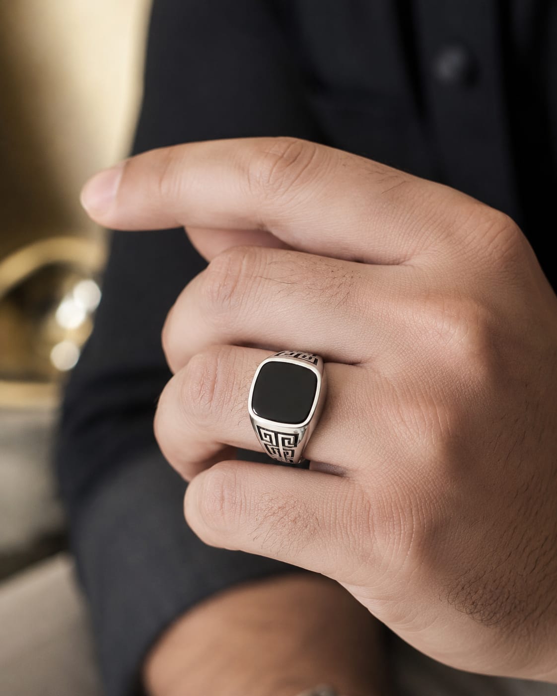 IMPERIAL ONYX RING